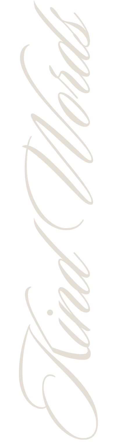 White cursive text reading 'glamour' on a black background.