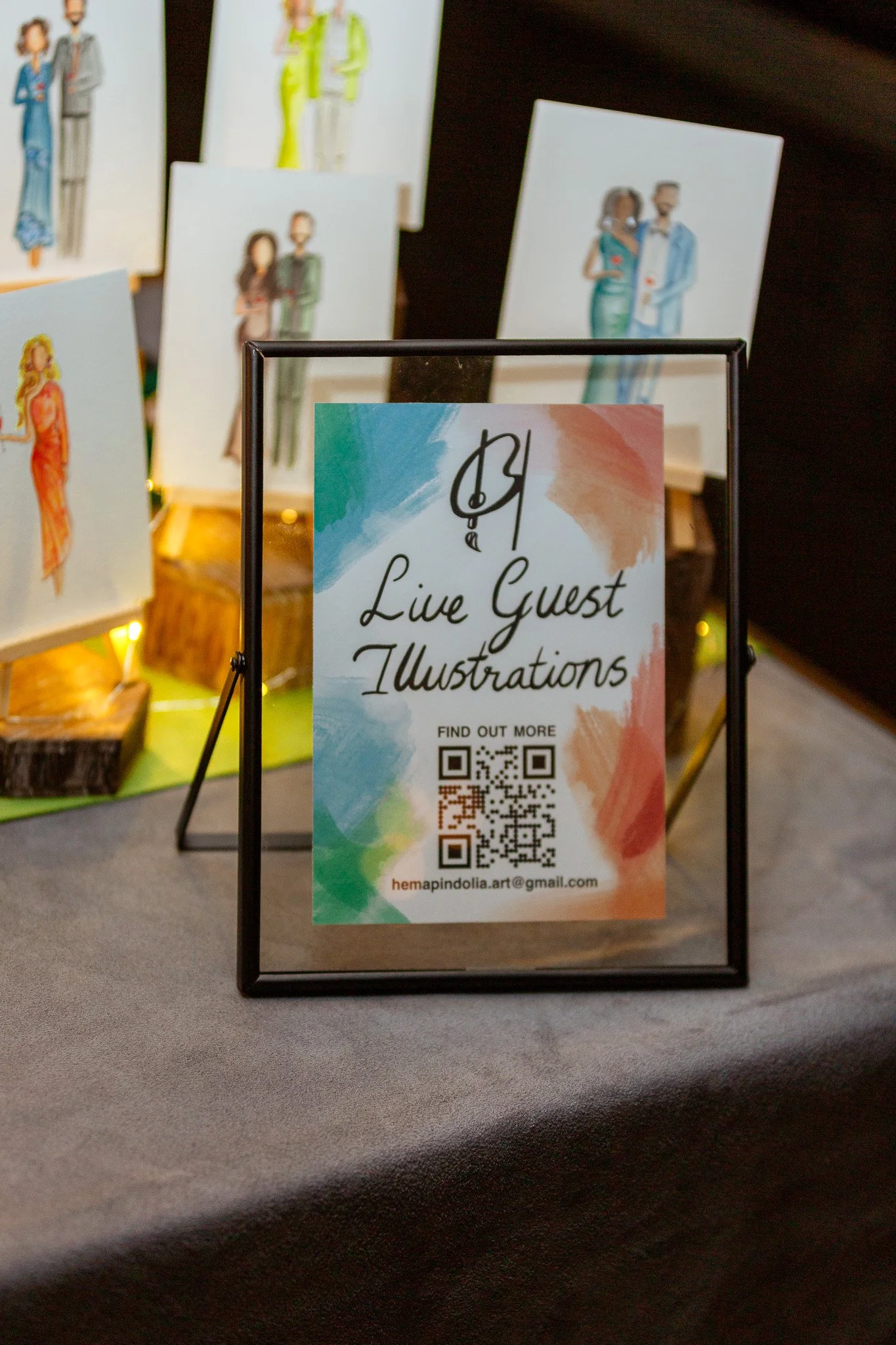 Live illustrations station