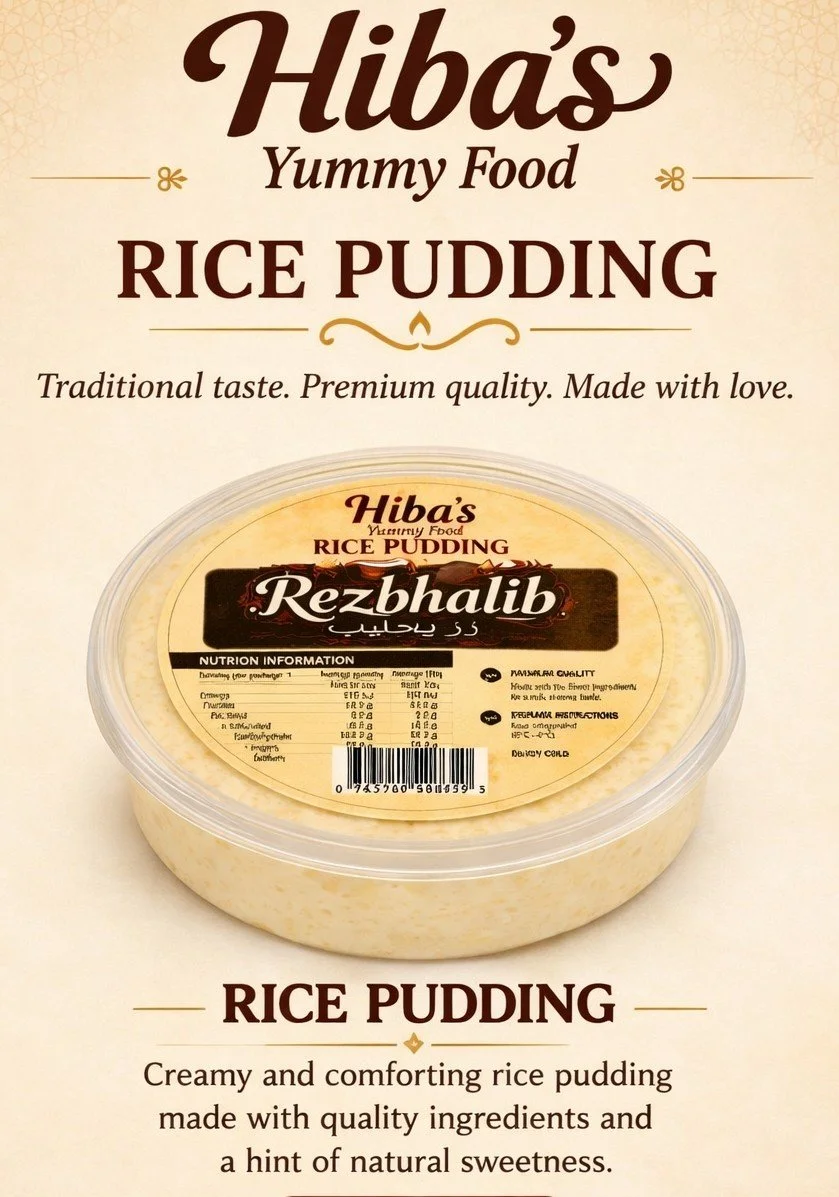 6 items of Hibas Rice Pudding