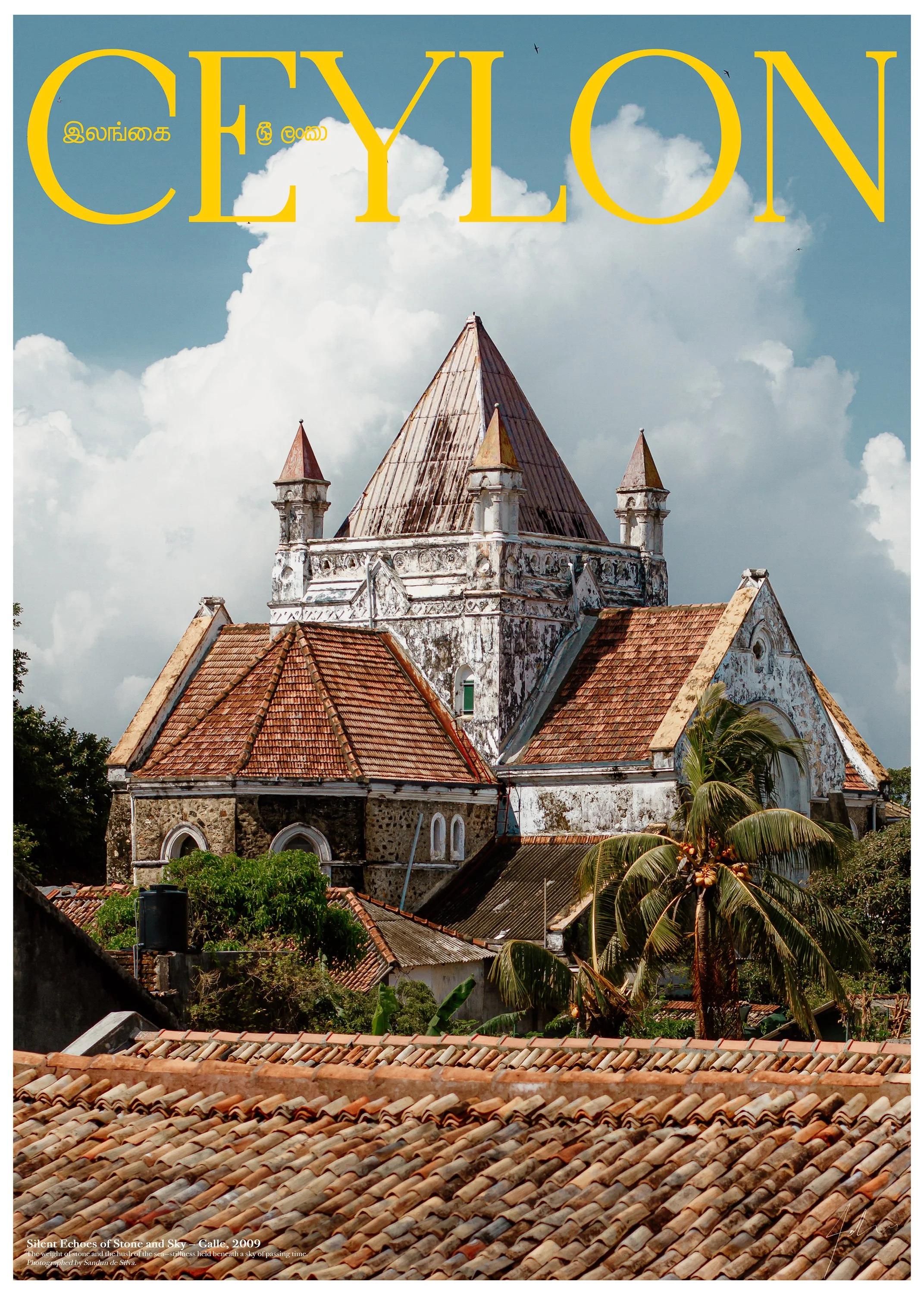Silent Echoes of Stone and Sky — Galle, 2009 (Fine Art Print)