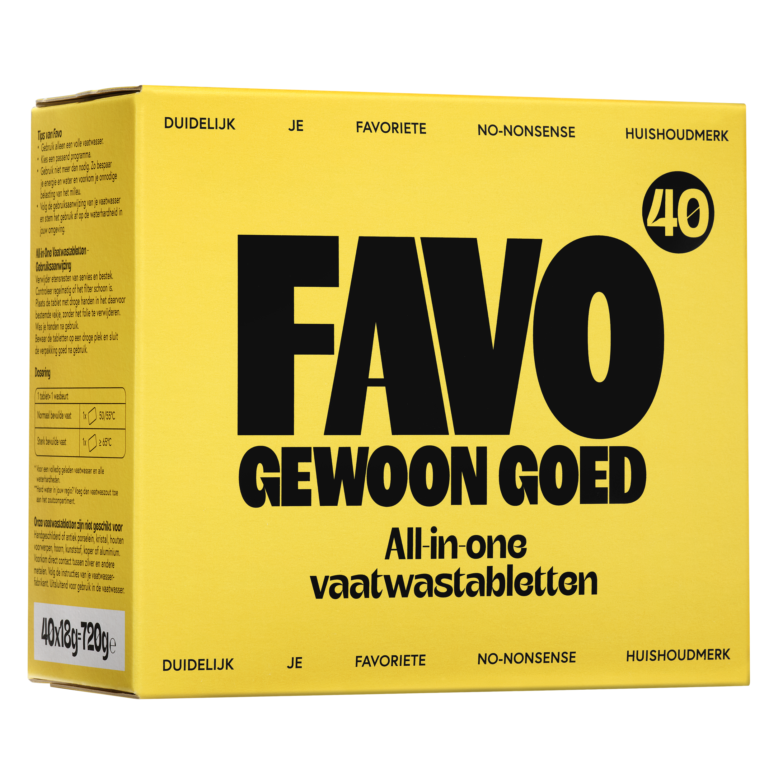 Vaatwastabletten FAVO Enkel te koop bij BOL