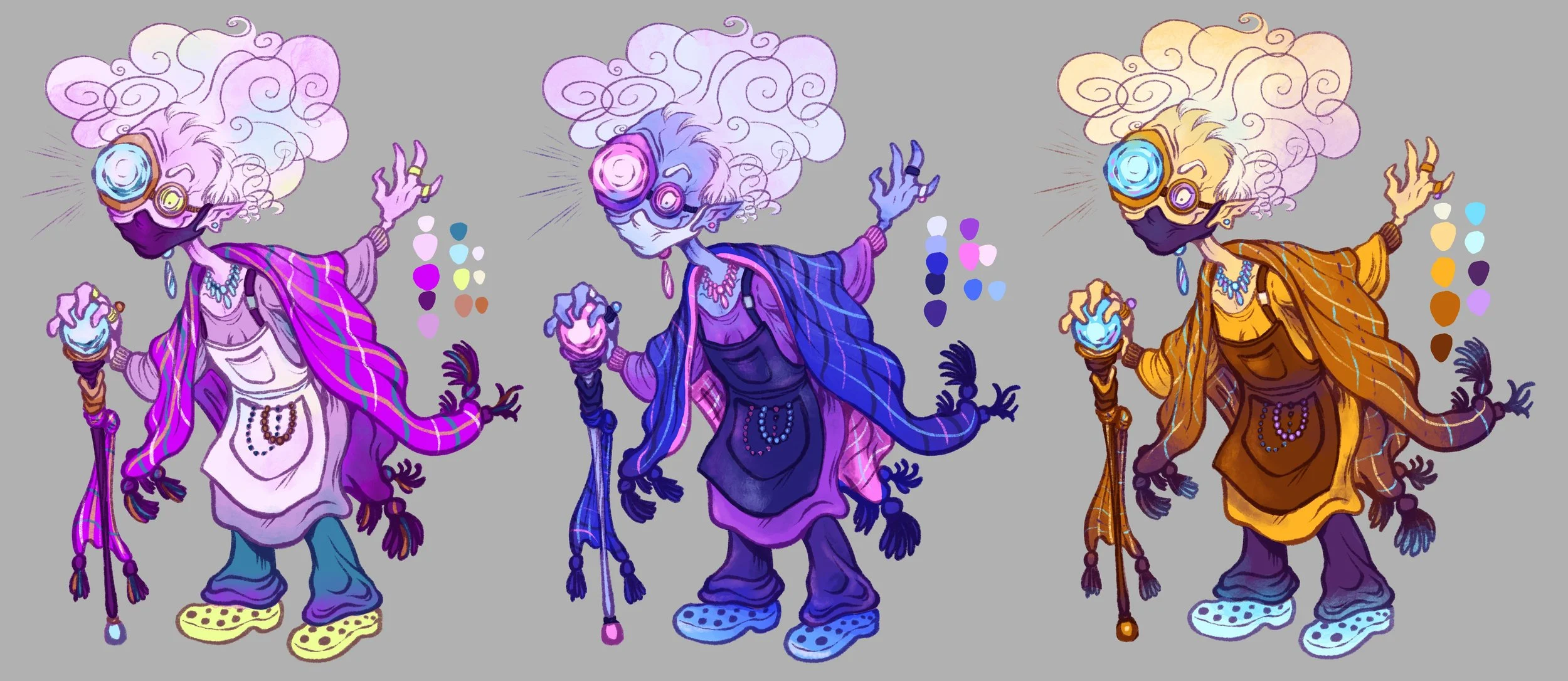 Cosmic Grandma: Color Pallet Exercise 