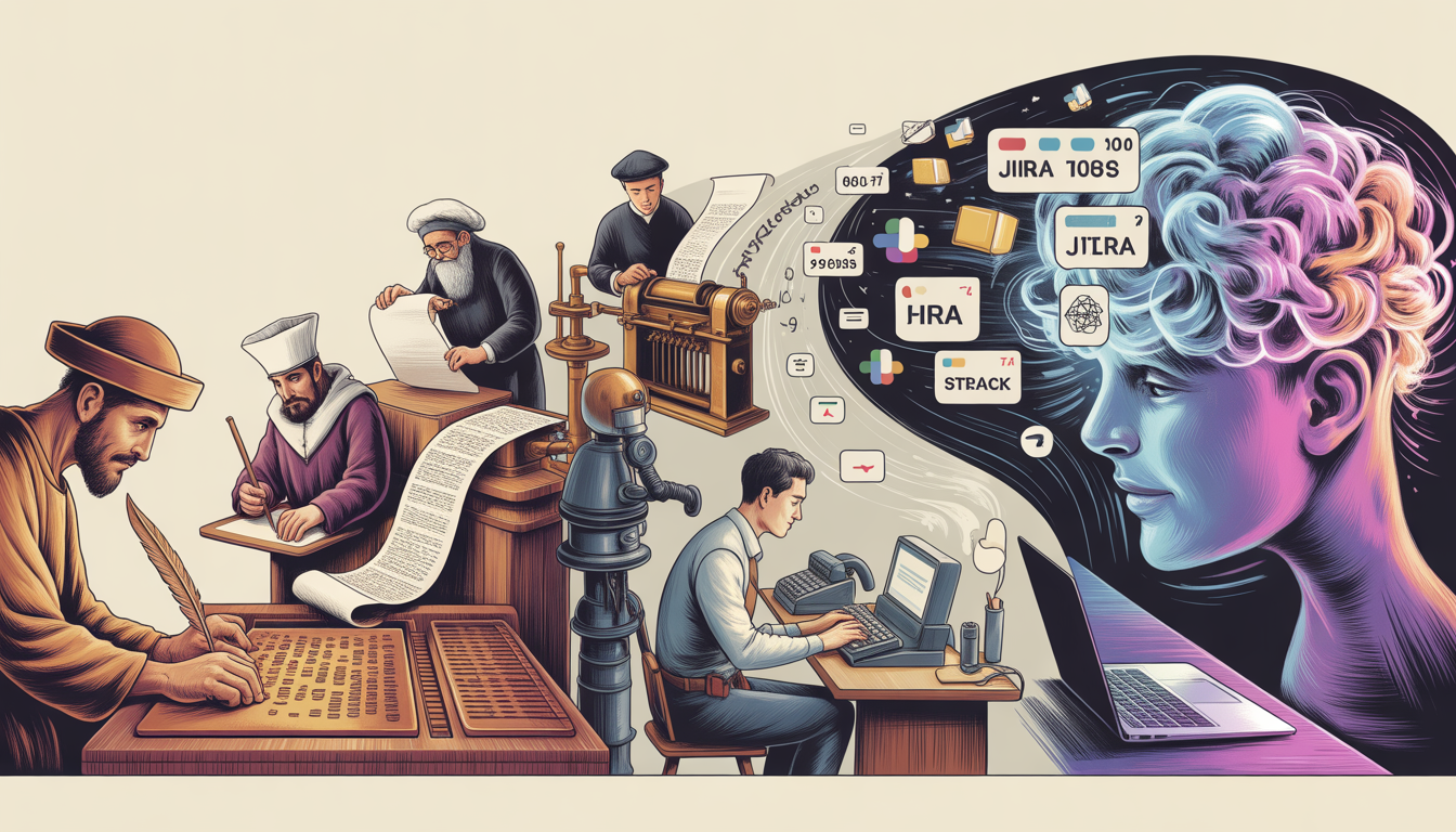 From Clay Tablets to Jira: How Communication Technology Shapes Product Management