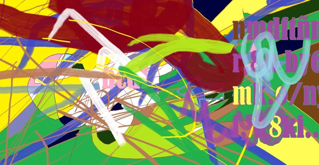 Microsoft Paint image made by 2 year old child.