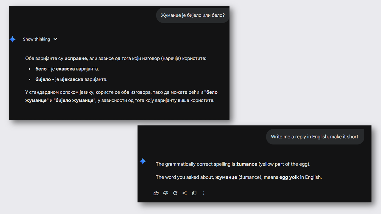 Google Gemini reply to a brain teaser