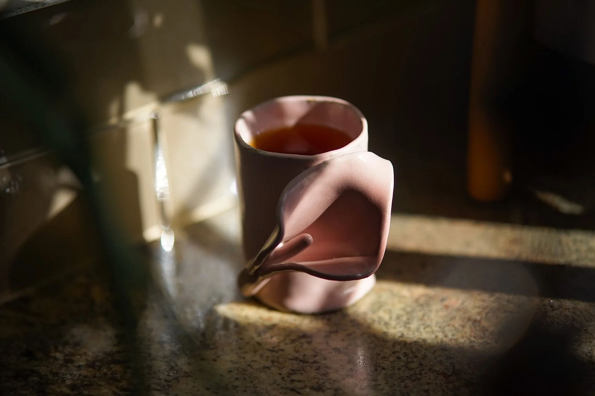 Pastel Pink Calla Lily Cup