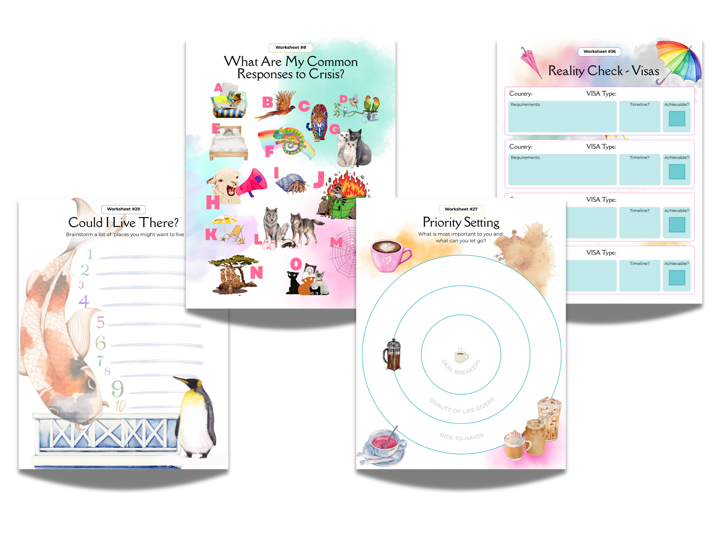 Stay or go workbook four worksheets What are my common responses to crisis?