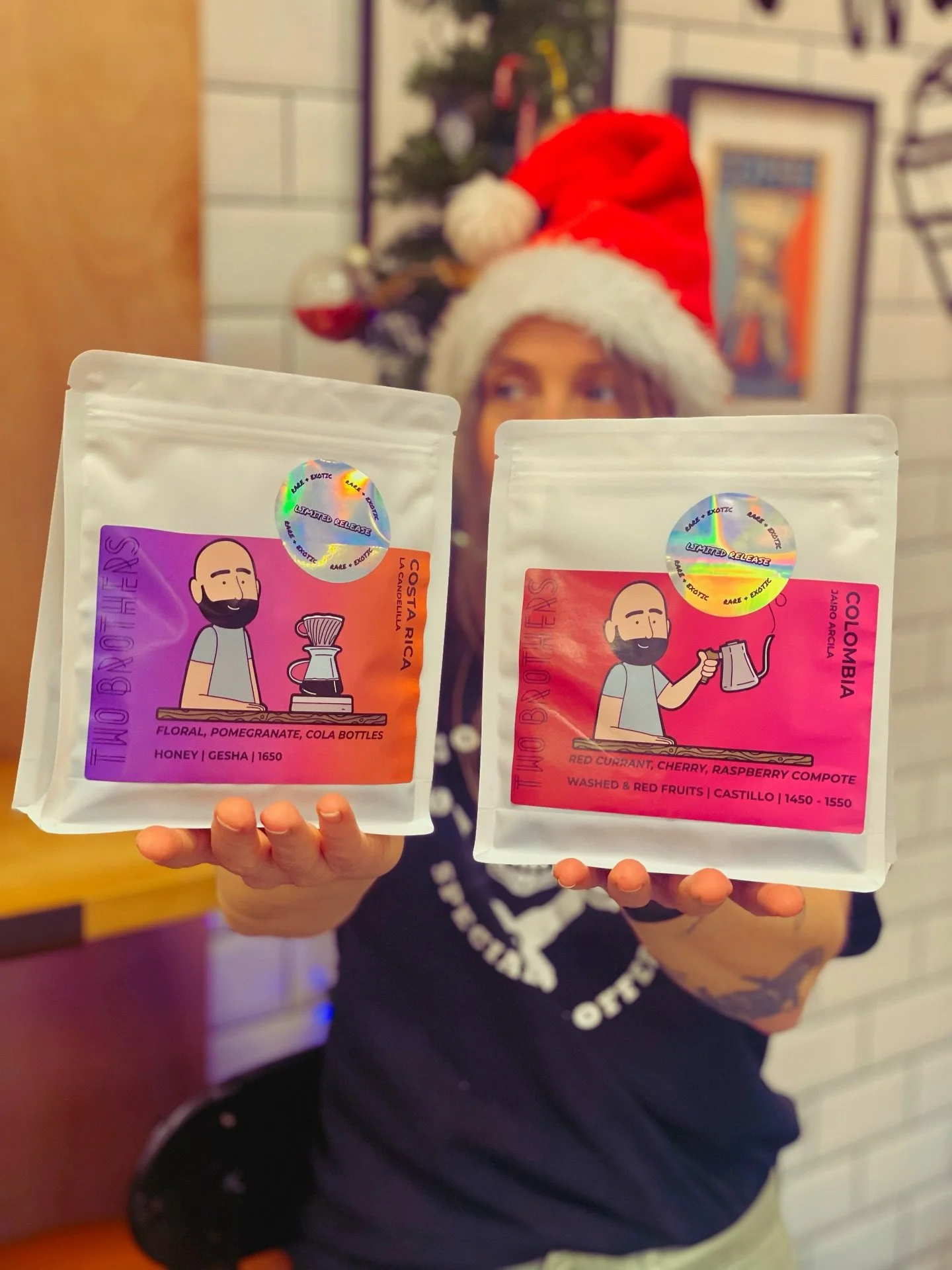 We&rsquo;re excited to launch two new coffees today.
First: 𝗟𝗮 𝗖𝗮𝗻𝗱𝗲𝗹𝗶𝗹𝗹𝗮 𝗚𝗲𝘀𝗵𝗮, a beautiful lot from one of Costa Rica&rsquo;s pioneering micro mills.
And returning by popular demand, another 𝗝𝗮𝗶𝗿𝗼 𝗔𝗿𝗰𝗶𝗹𝗮 𝗰𝗼-𝗳𝗲𝗿𝗺𝗲?