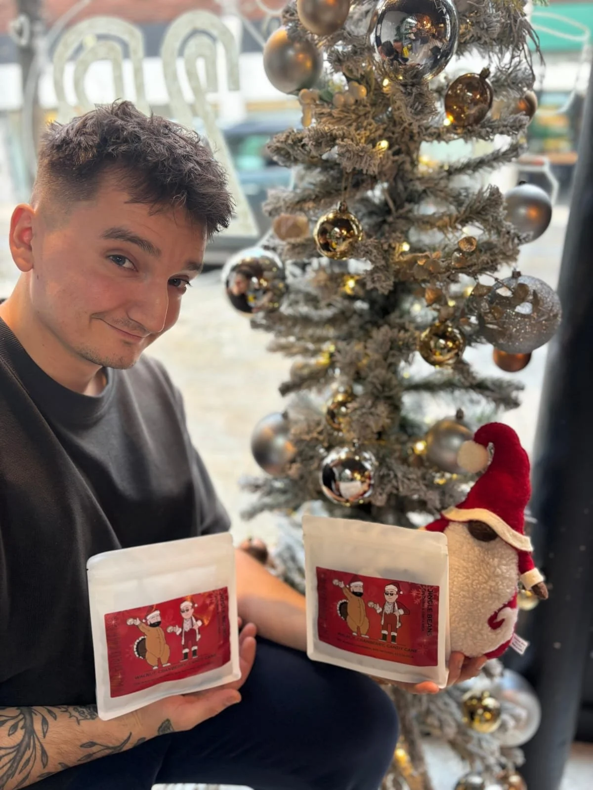 Fully stocked shelves in all shops. Come and see us for the best presents, and coffee for yourself on Christmas Day!