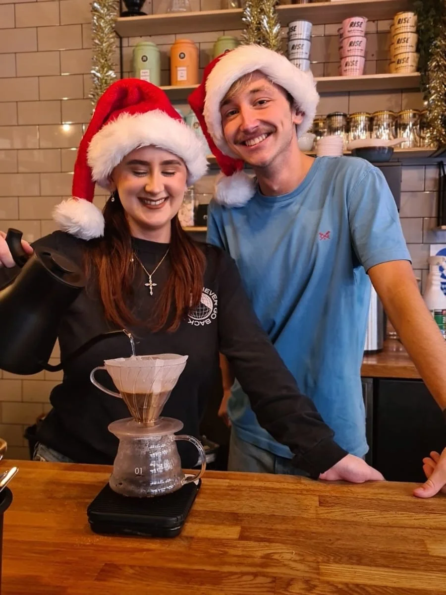 Who&rsquo;s as excited as Joe and Brooke about our festive hand brews?
