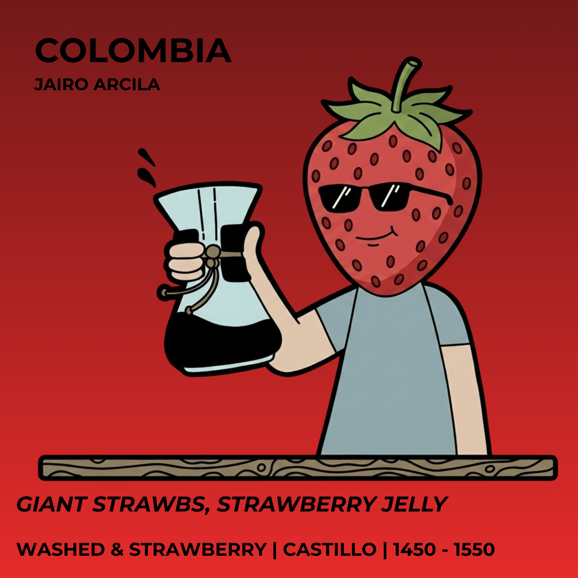 Jairo Arcila Strawberry Co-Ferment