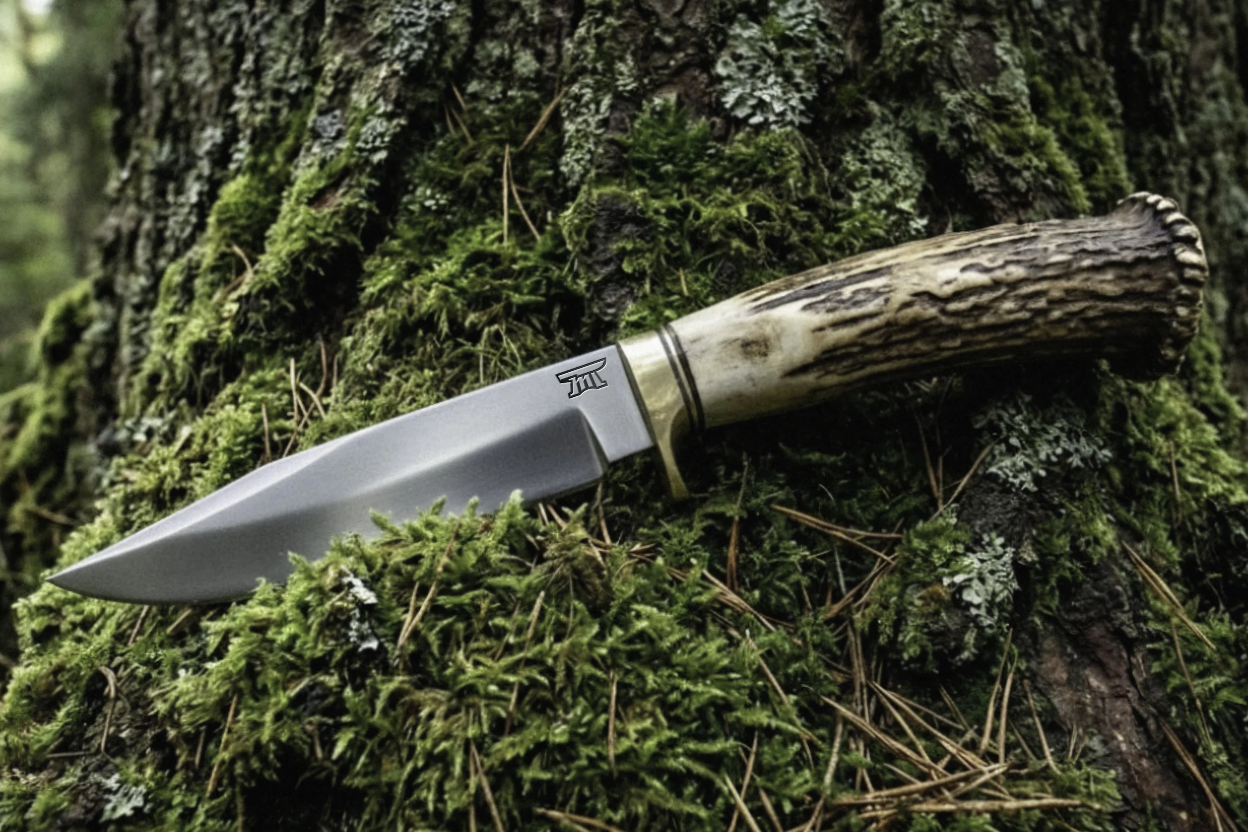 Vyražené logo na čepeli