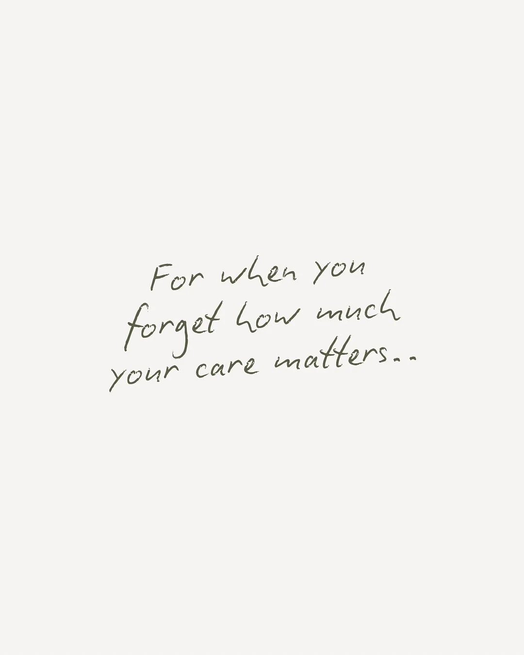 💌 A letter for ourself today.

Jane Goodall&rsquo;s words live on:

&ldquo;Every individual matters. Every individual has a role to play. Every individual makes a difference.&rdquo;

The way you choose, create, and move through the world makes a dif