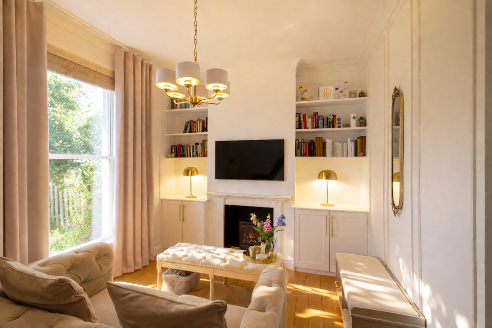 Styled property lounge