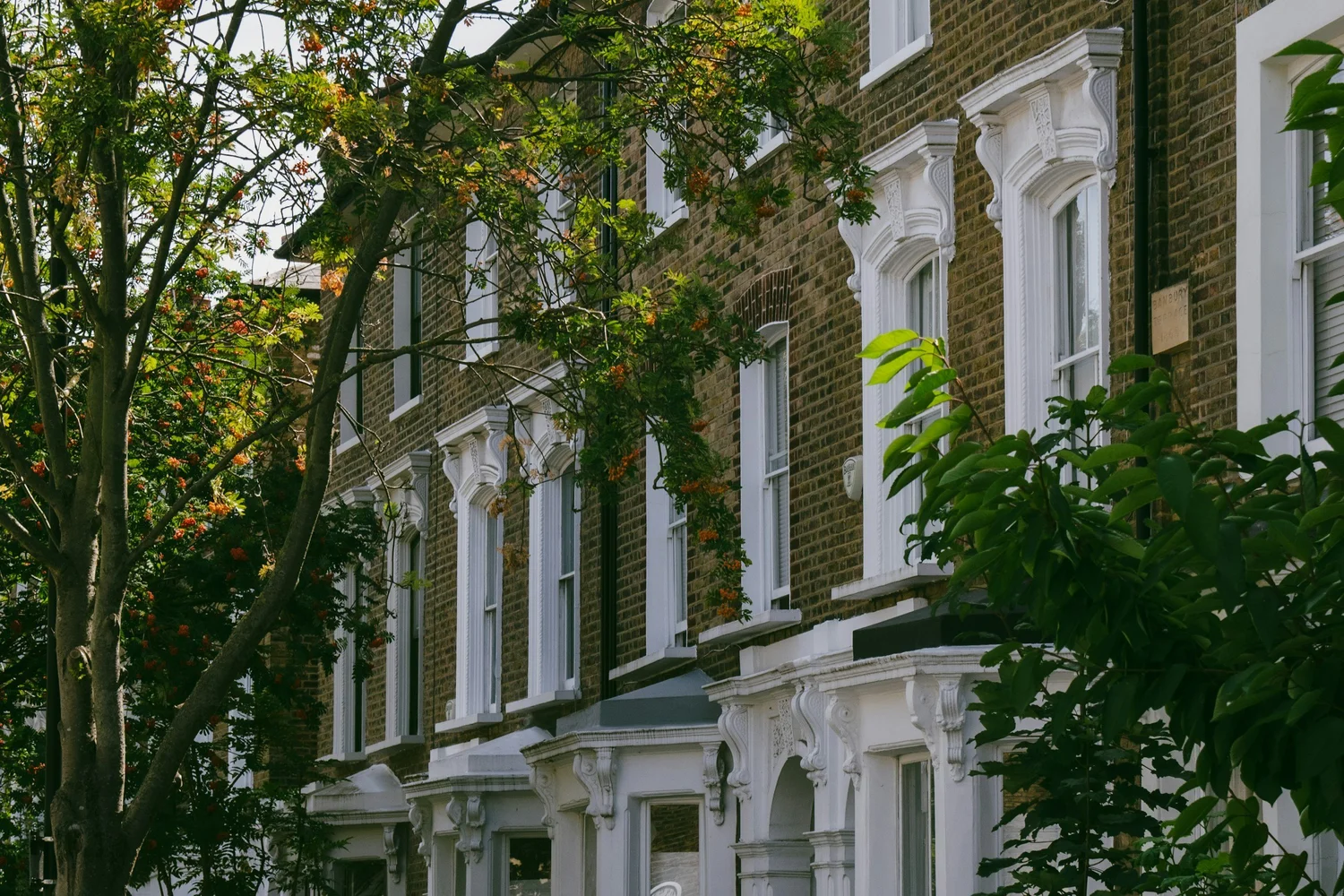 Quiet residential street in Teddington, TW11