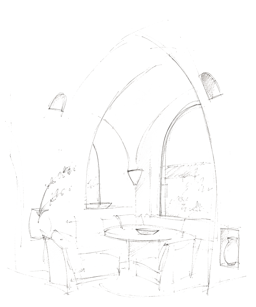 Villa Tamanco à Mougins, restructuration d’une villa organique inspirée par l’esprit Couëlle.