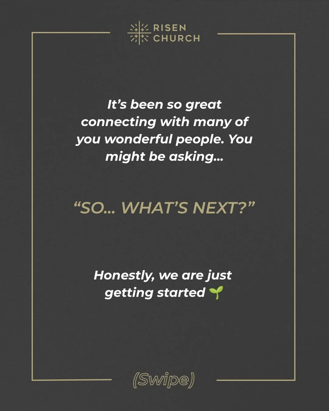 What&rsquo;s next at @risenchurchnl ?