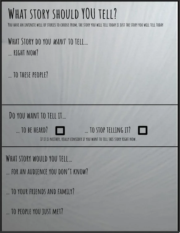 What story should you Tell?