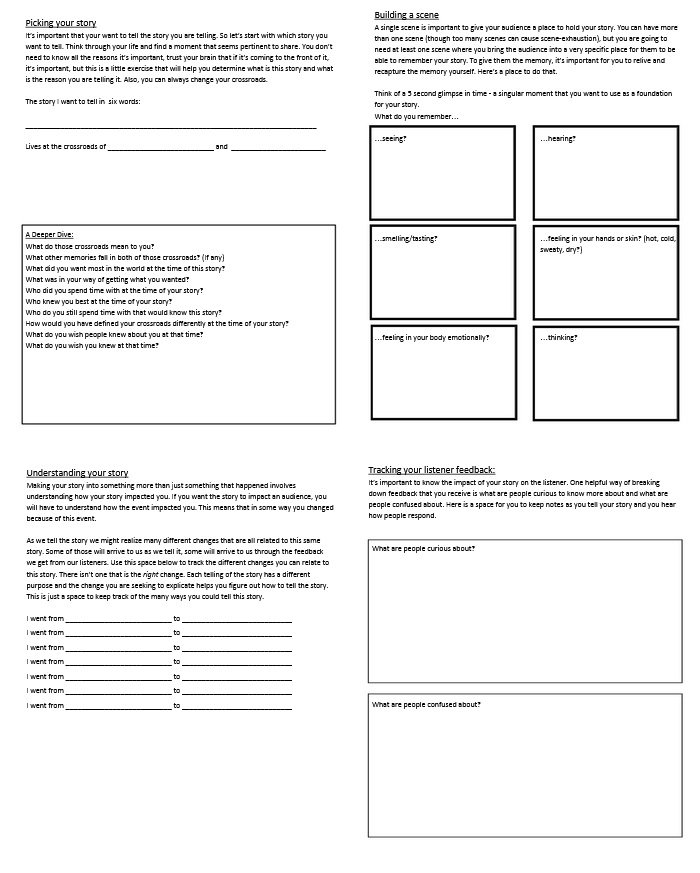 Story Workbook