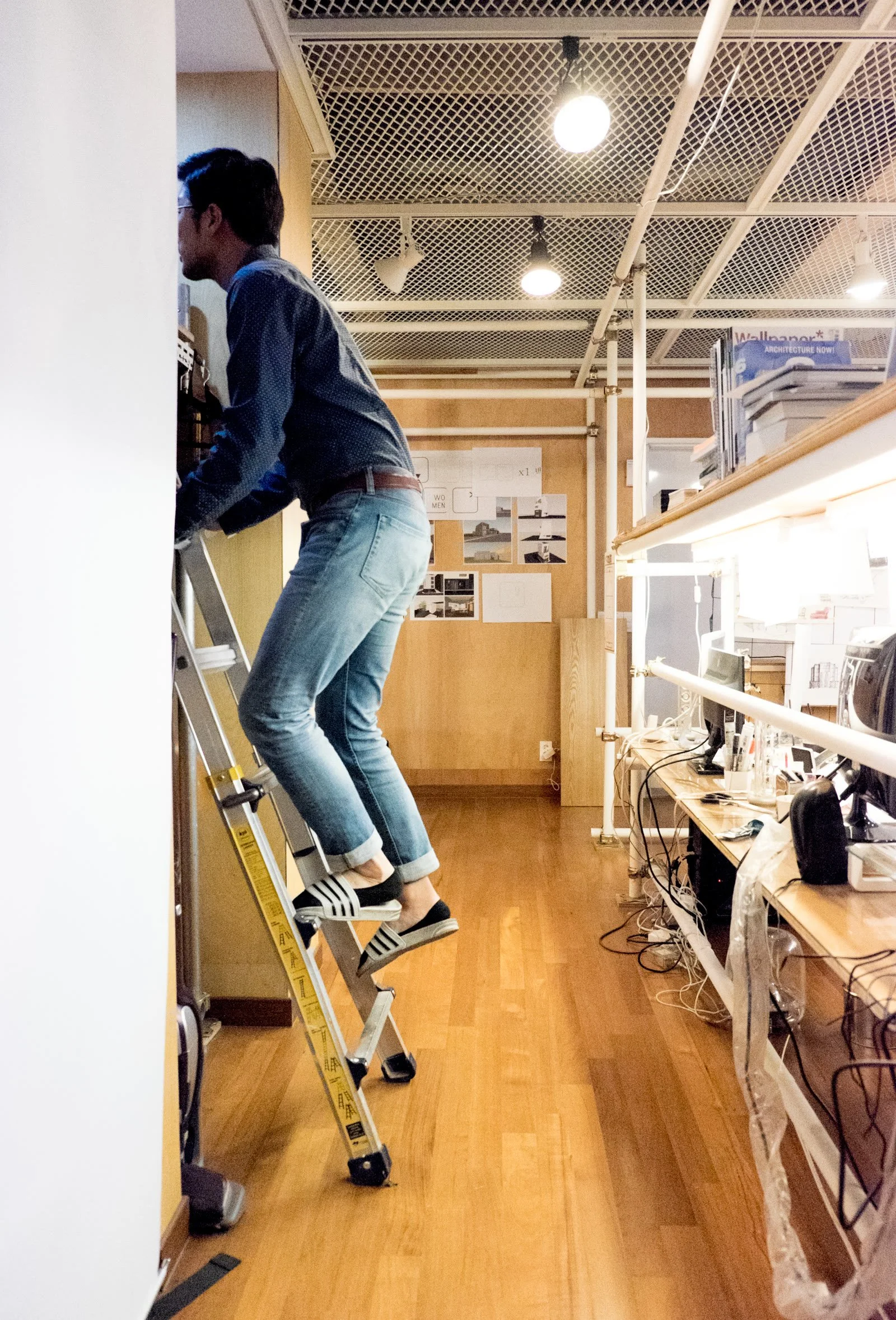 Climbing the pipe ladder