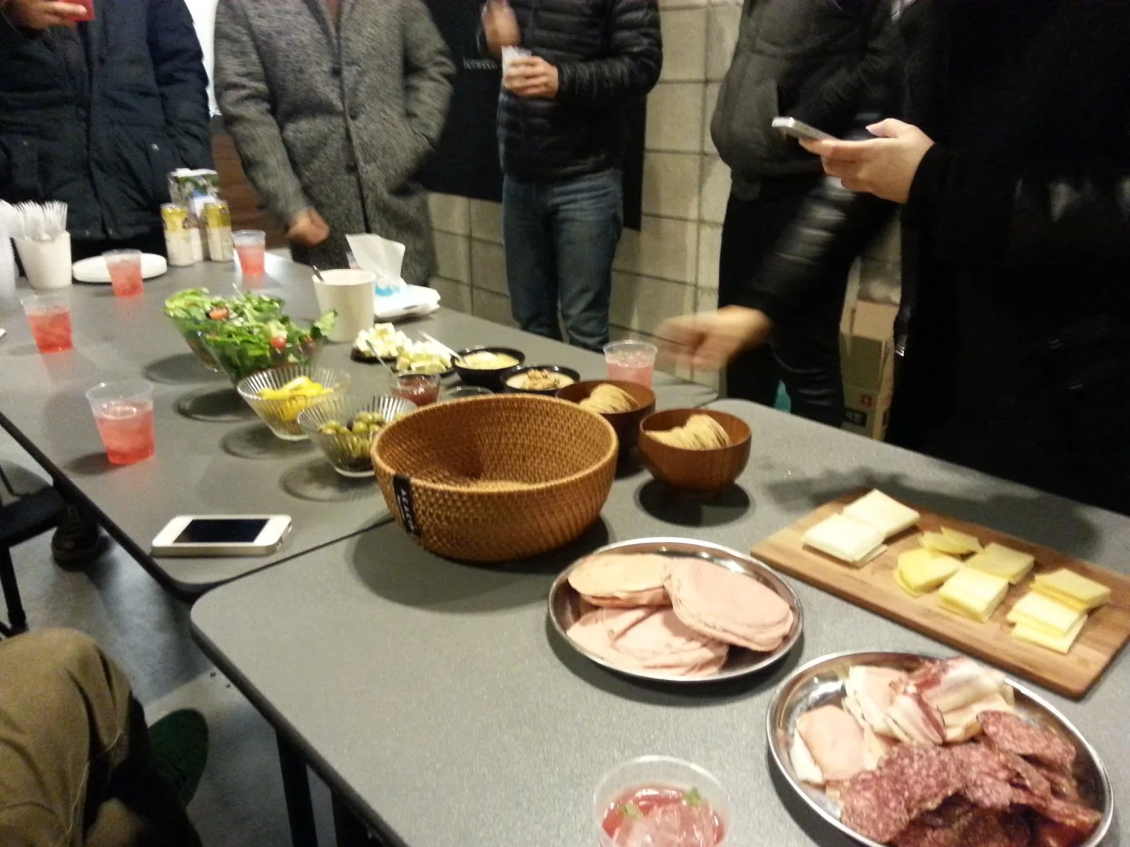 Food tasting event at Sinsajang