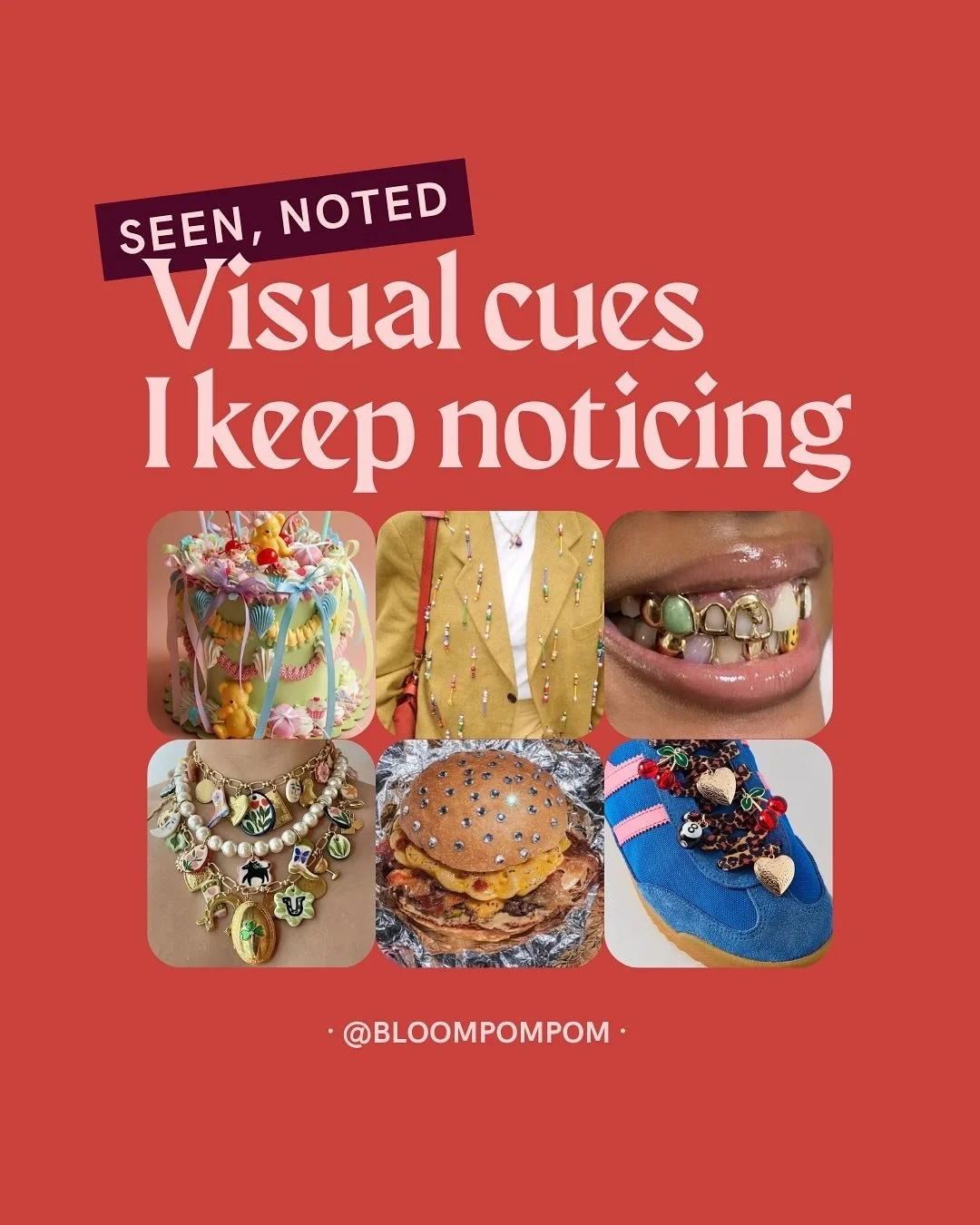 📝Seen, Noted is a new series where I collect visual cues that keep reappearing in my feeds and everyday life, then sit with them long enough to understand what they might be revealing about culture and society.

I start with what catches my eye, and