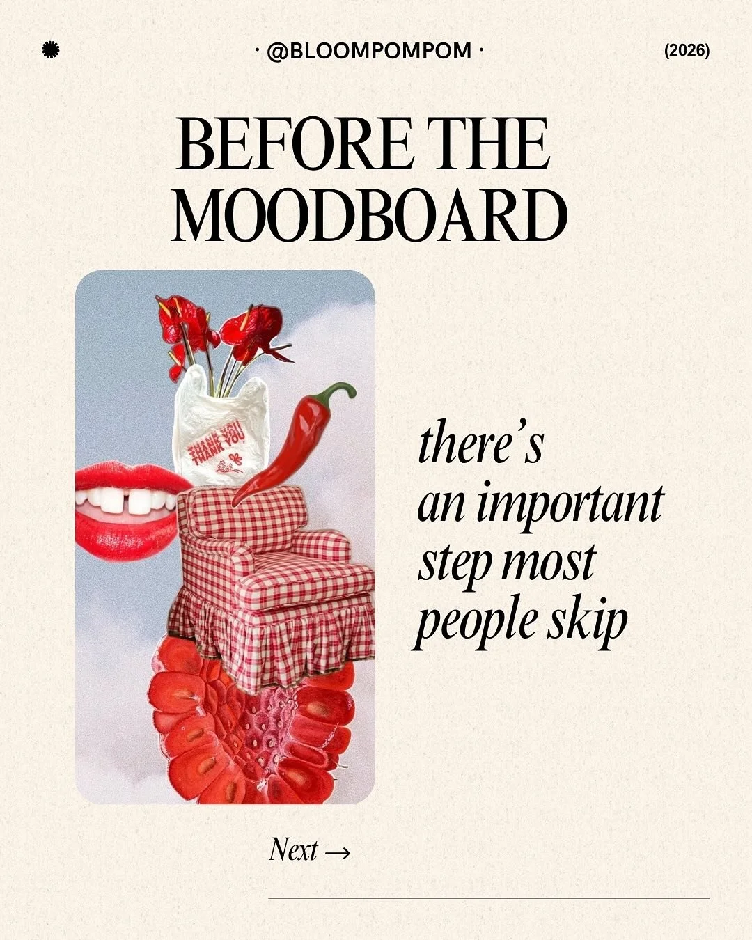 🌶️ Before the moodboard, there&rsquo;s a step most people skip ⬇️

Strong visuals don&rsquo;t start with inspiration, they start with intention. Understanding what your brand needs to communicate changes everything that follows.

If this resonates, 