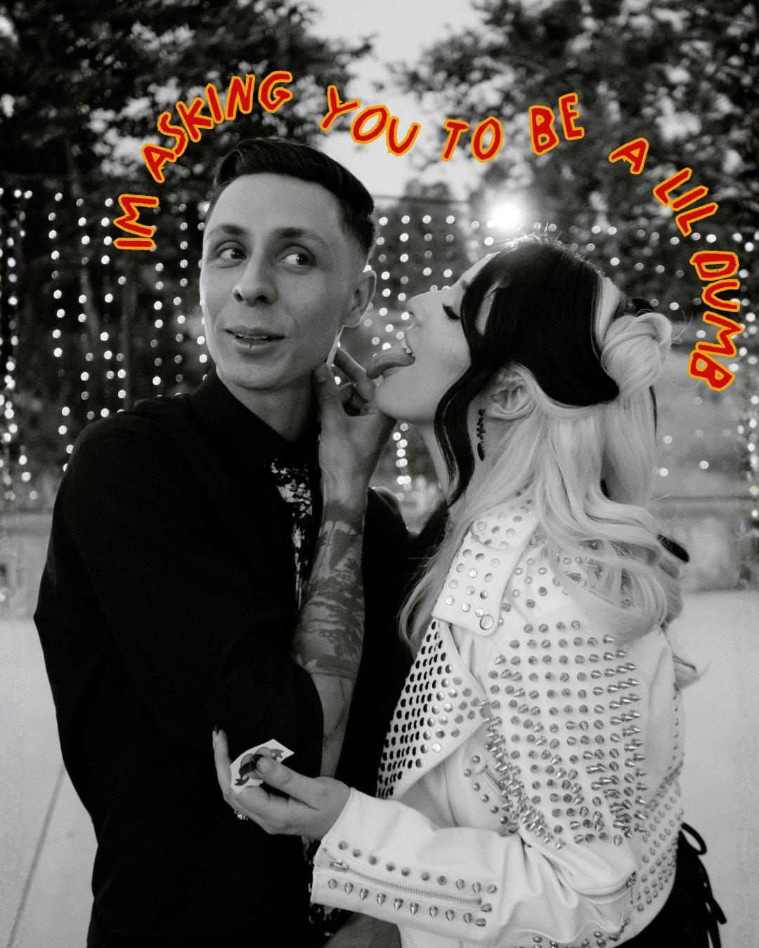 Ok yea like actually dumb?? 

No my beautiful smarties. Dumb like fun. Like it&rsquo;s doesn&rsquo;t make aesthetic sense or goes against the polished clean look. 

Put metaphorical googly 👁️ eyes on one part of your wedding day babay. 

Add some fi