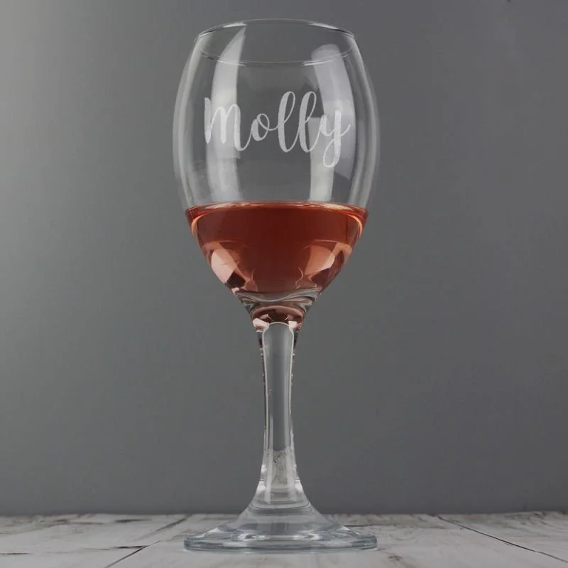 Personalised Wine Glass