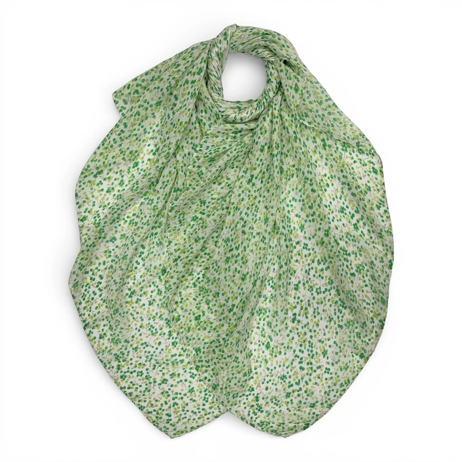 Floral Print Scarf - Green
