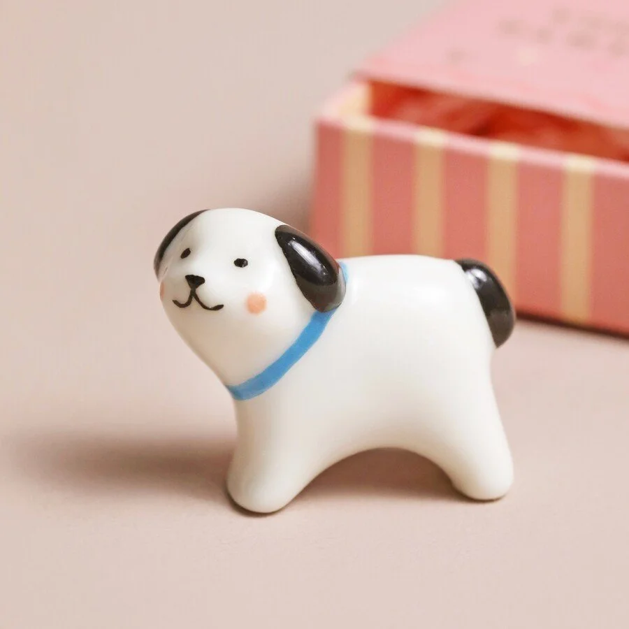 Tiny Matchbox Ceramics - Dog Out Of Box.jpeg