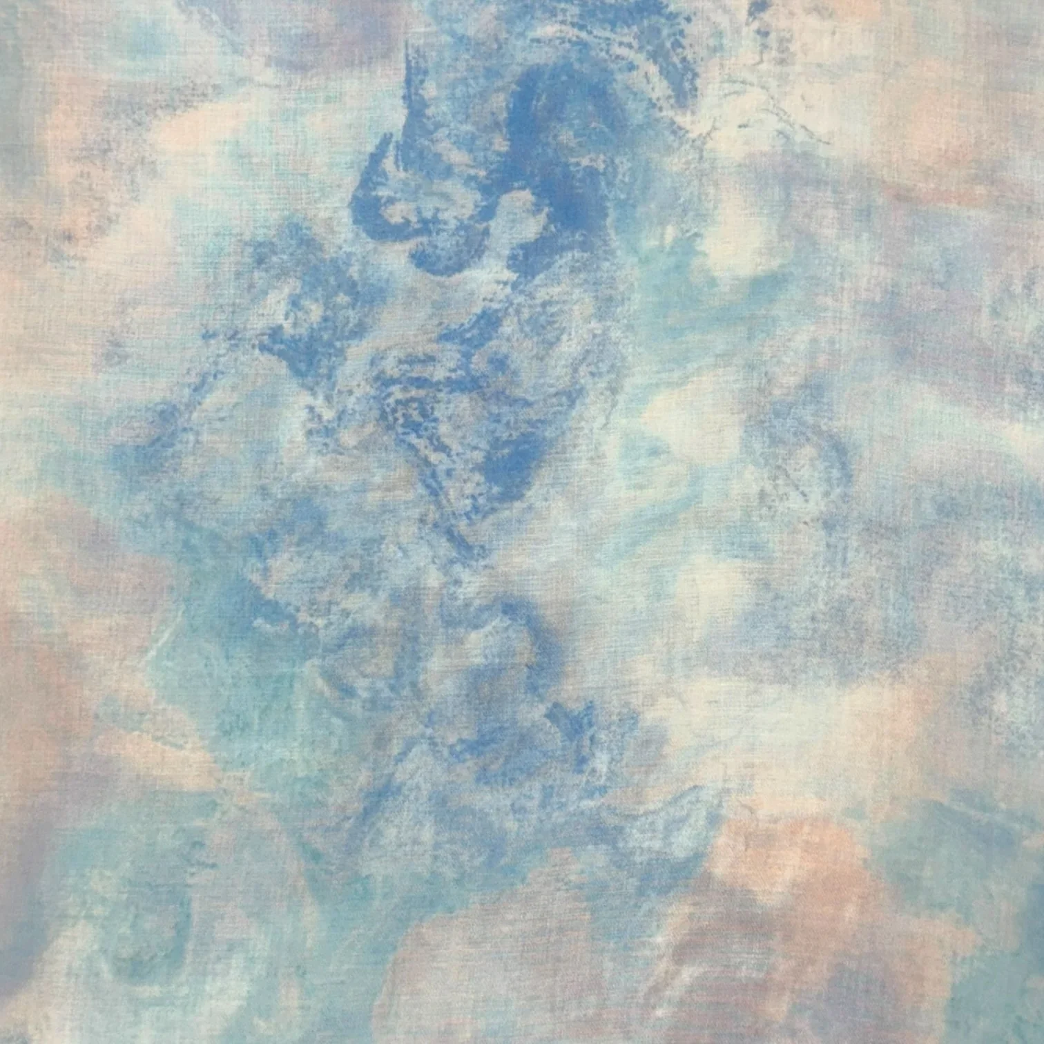 Soft Pastel Watercolour Marble Scarf - Blue 2.webp