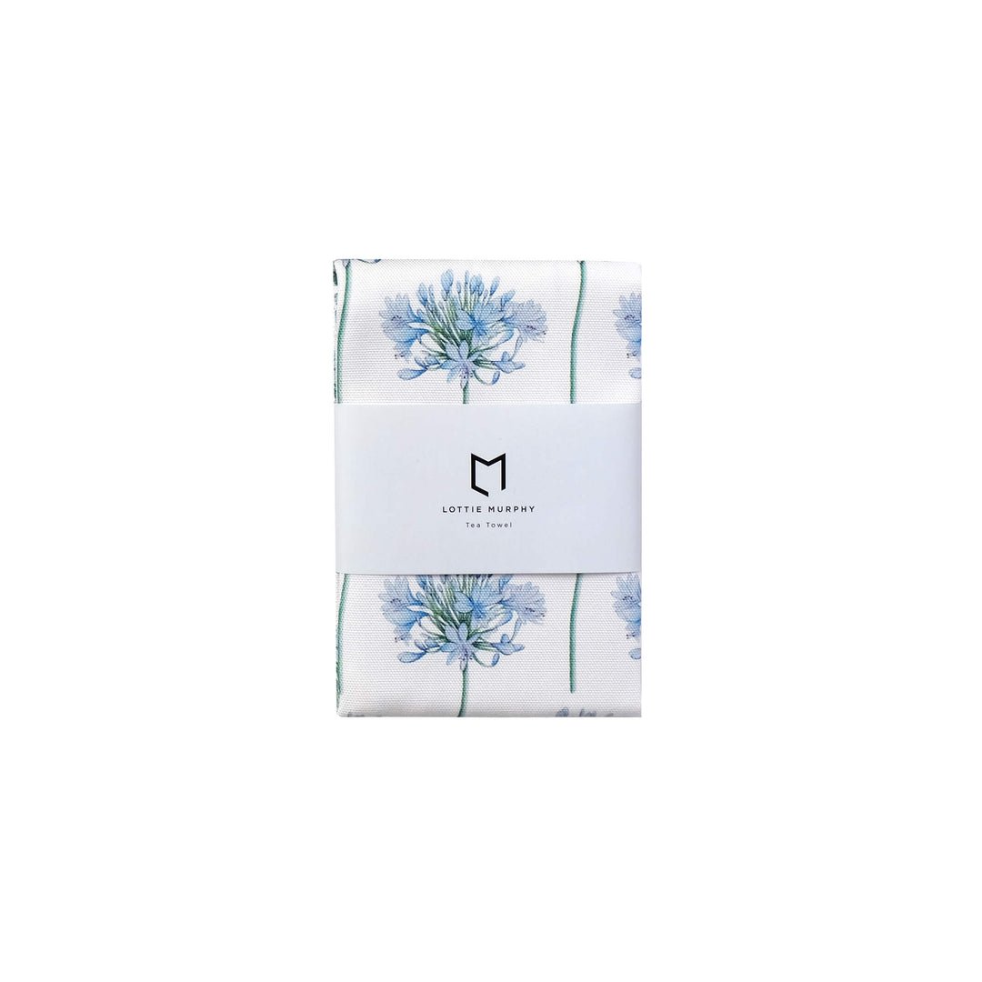 Agapanthus Flower Tea Towel.jpg