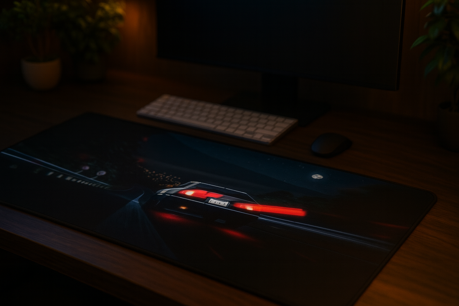 Initial D Inspired Desk Mat - Night Run