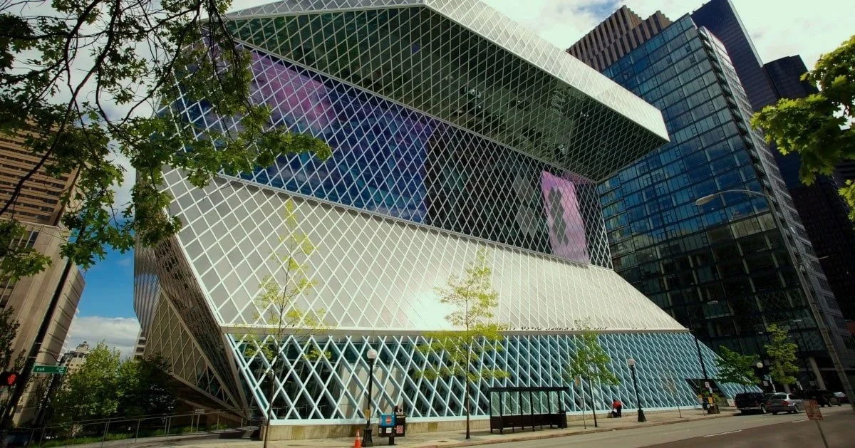 sede principal del Sistema de Biblioteca Pública de Seattle