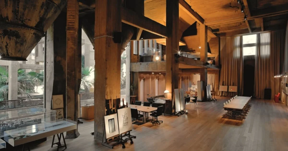 interior del taller ricardo bofill