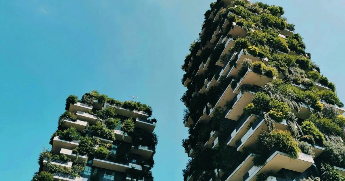 complejo de dos rascacielos residenciales diseñado por el Boeri Studio