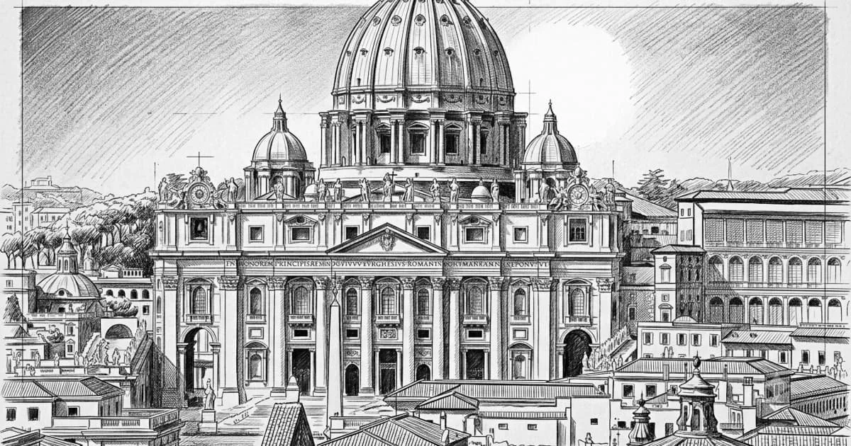 arquitectura renacentista en dibujo