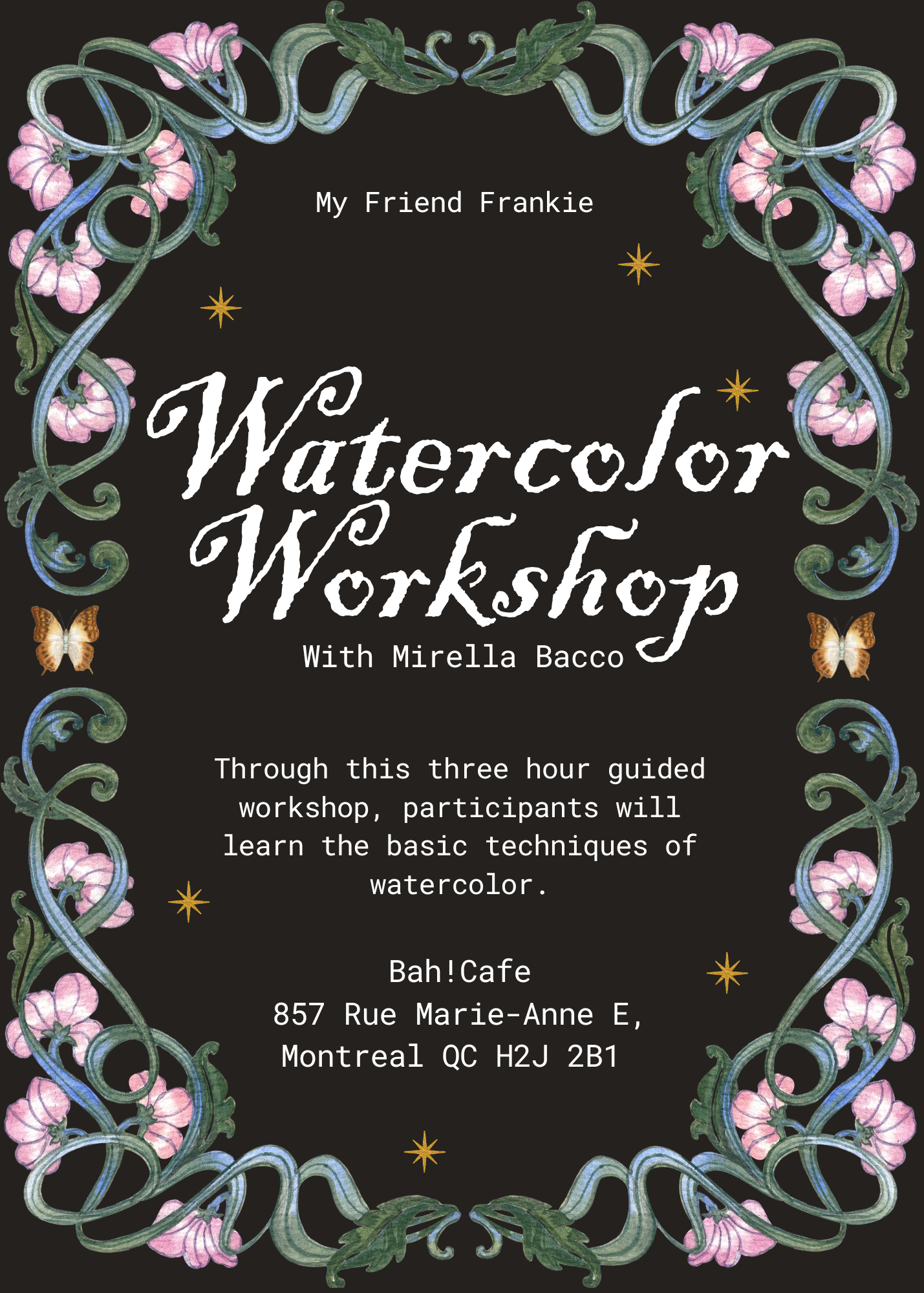 Watercolor Workshop with Mirella Bacco