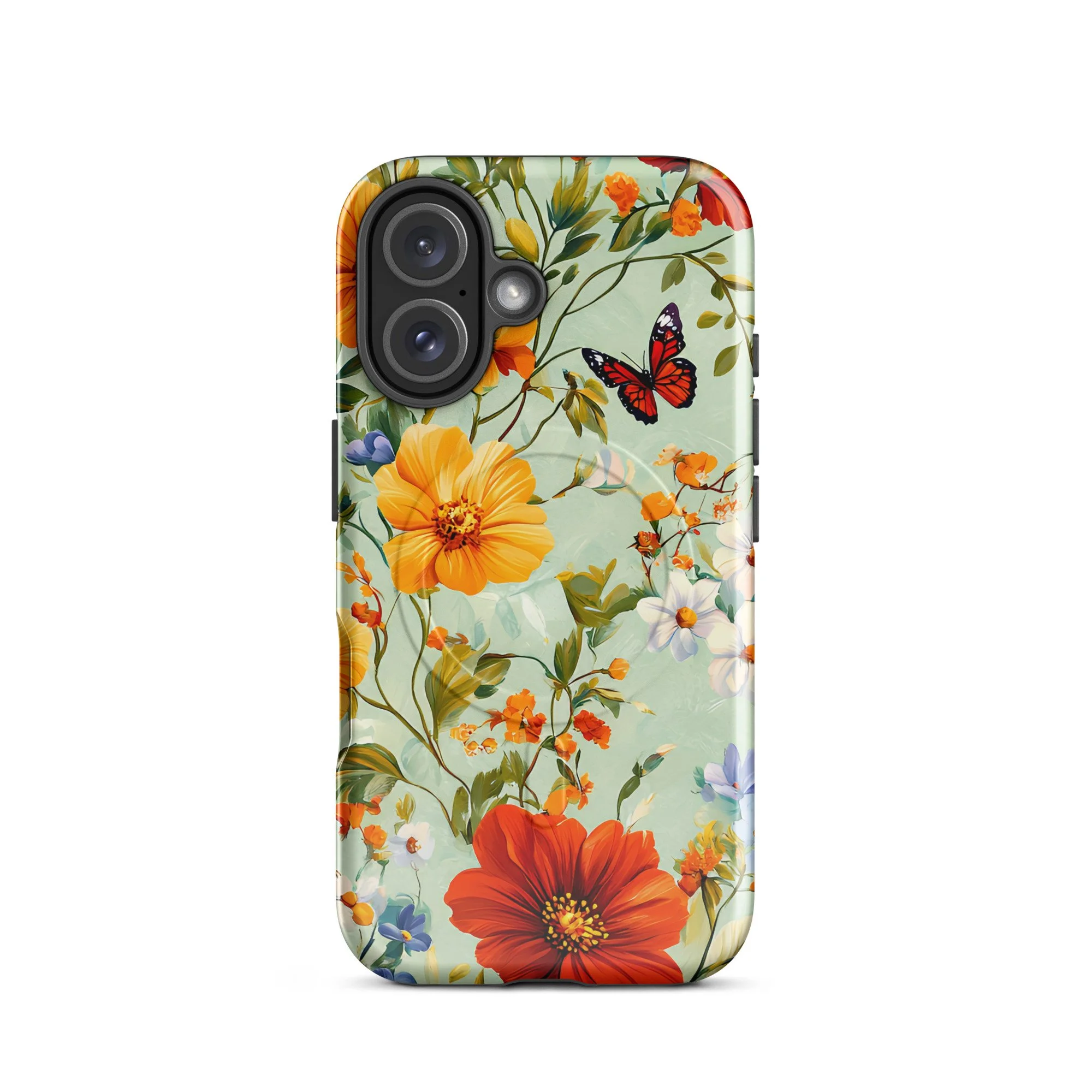 MagSafe® tough case - Floral Butterfly for iPhone®