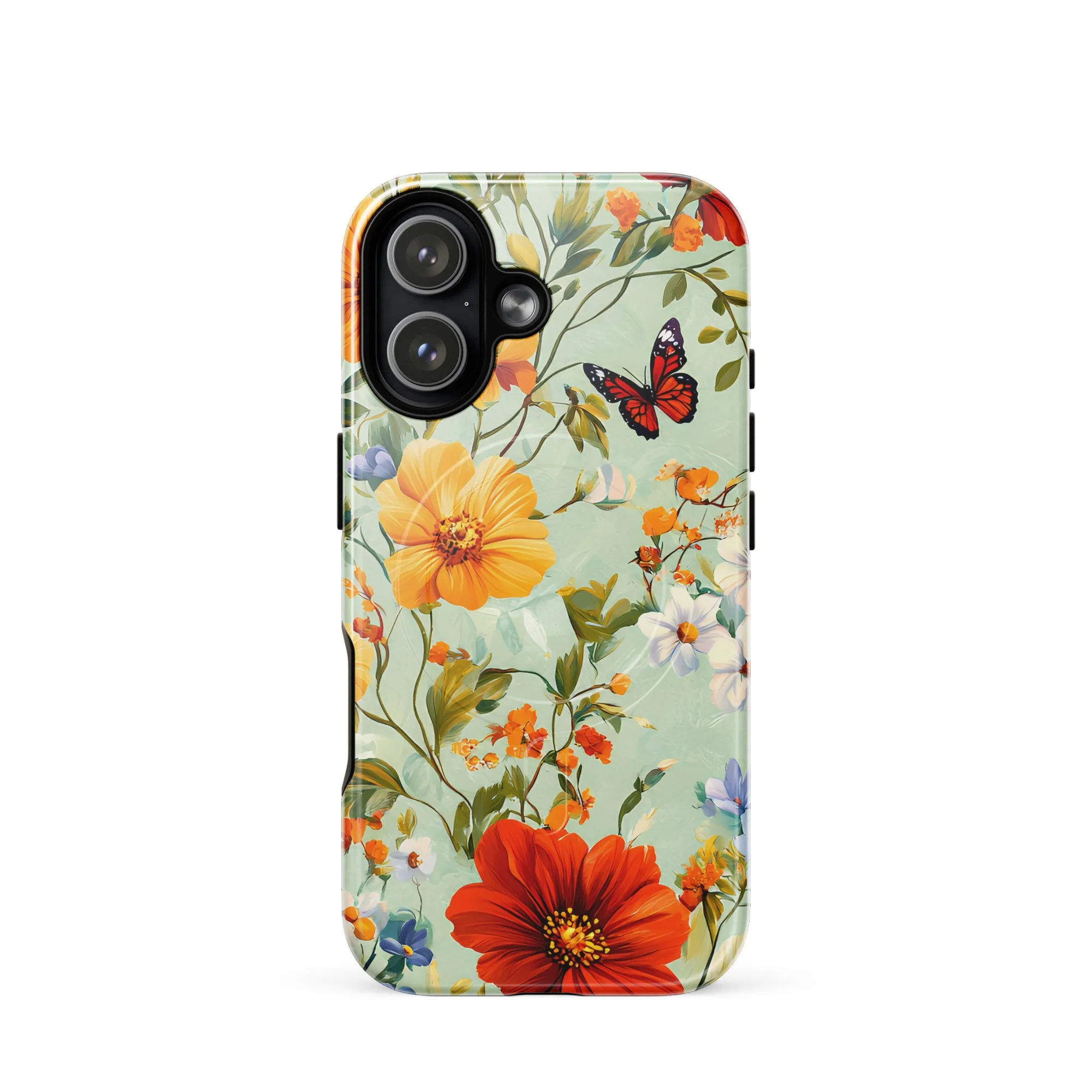 MagSafe® tough case - Floral Butterfly for iPhone®