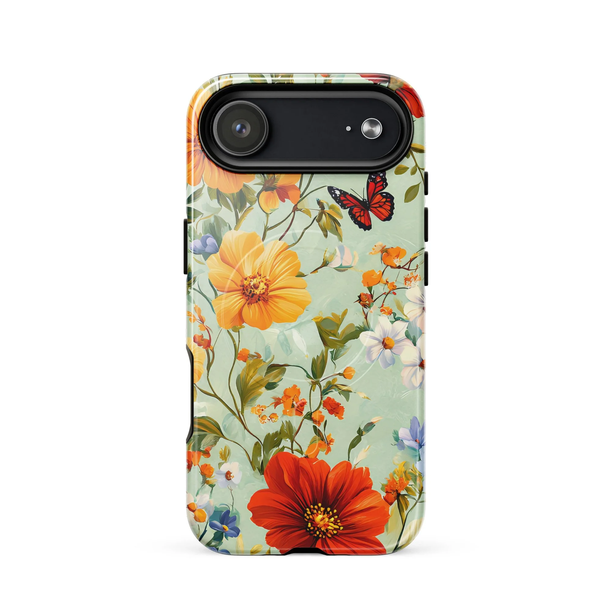 MagSafe® tough case - Floral Butterfly for iPhone®