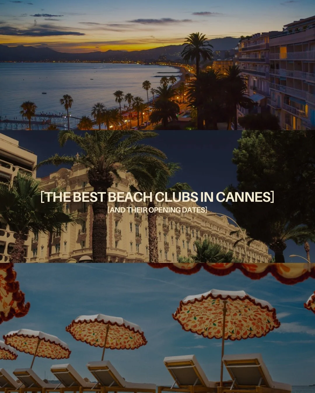 Save this beach club guide for your trip to Cannes this summer!

Dm us for reservations (yes, even if your date is sold out online).

🤍🪩 💙 🐚🩵

#cannes #cannesbeach #cannesbeachclubs #eurosummer #lagueritecannes