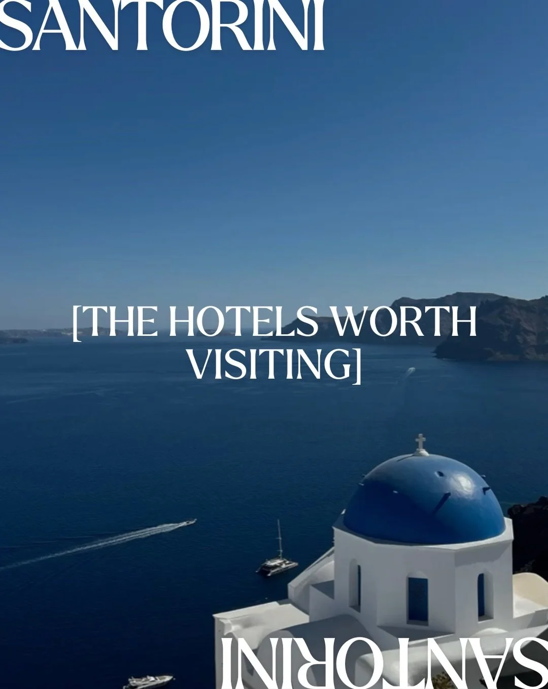 Some places are prettier in pictures. Santorini is prettier in person, especially when you&rsquo;re staying somewhere that feels like it was carved out of a dream. 

The right hotel changes everything.

💙🧿🤍

#santorini #santorinisunset #santorinih