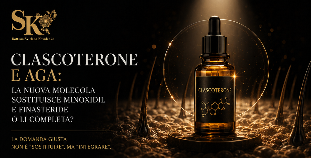 Clascoterone e alopecia androgenetica