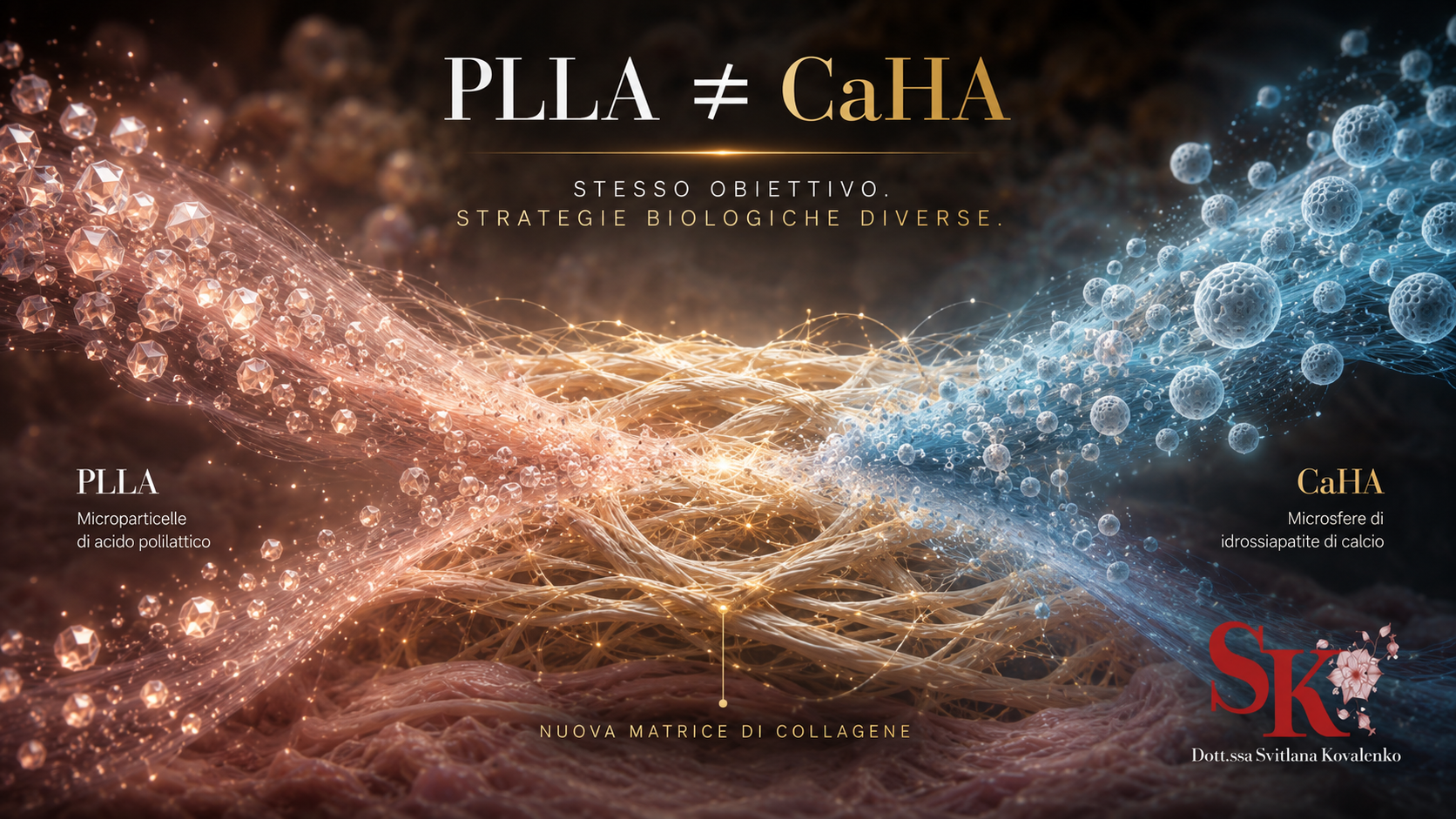 Confronto tra acido polilattico (PLLA) e idrossiapatite di calcio (CaHA)