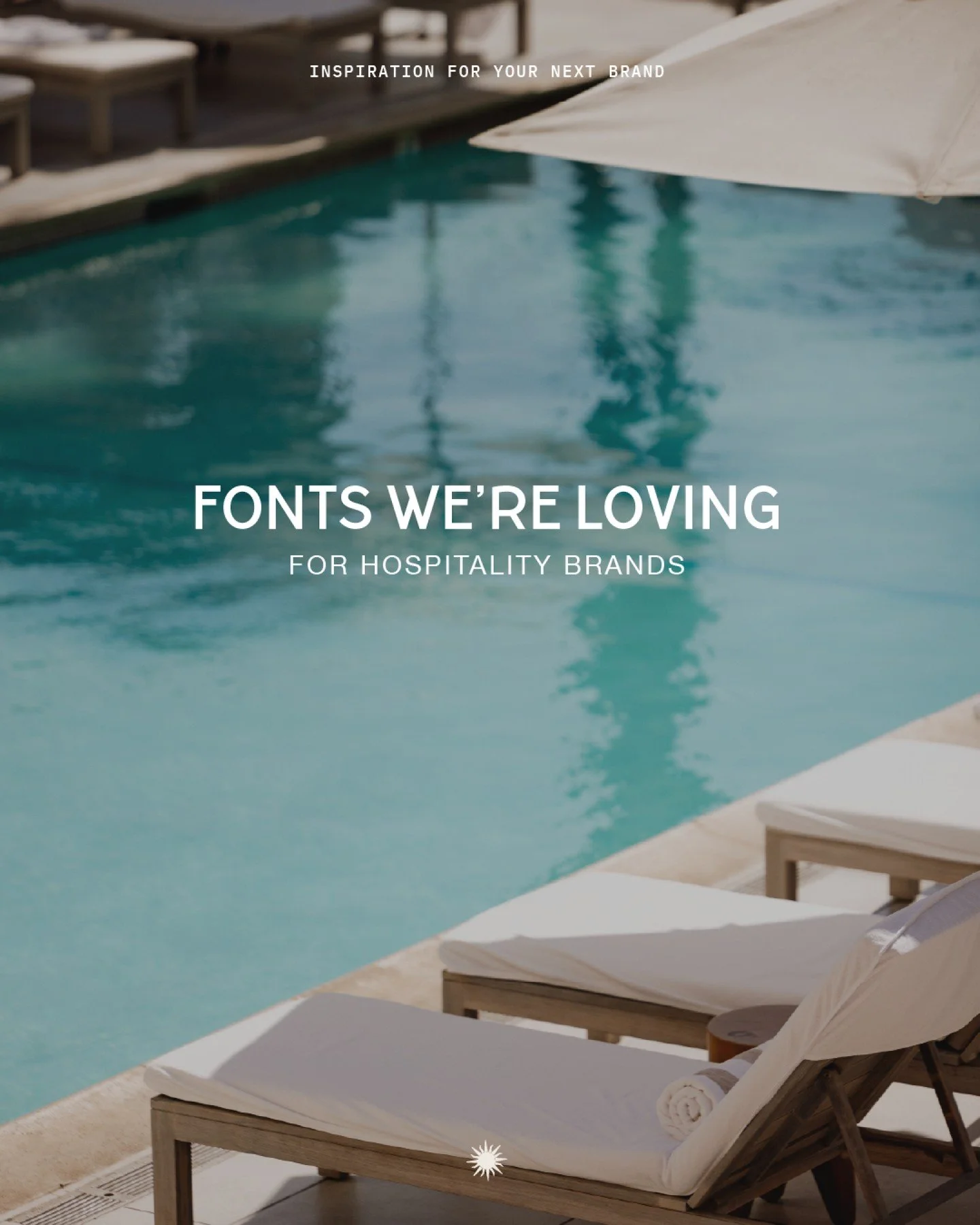 When we're creating hospitality brands, one of the things we obsess over is finding (or creating!) the perfect font. Here are some of our favorites recently!