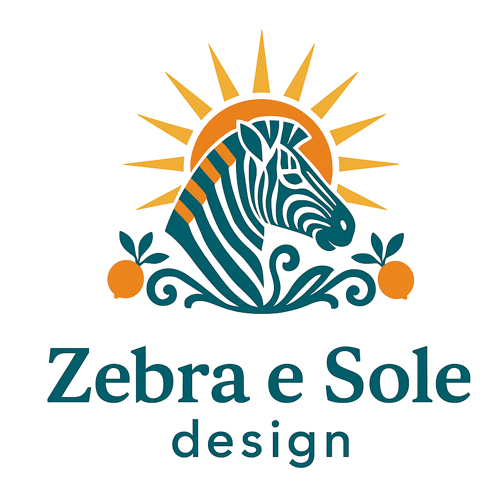 Zebra e Sole design