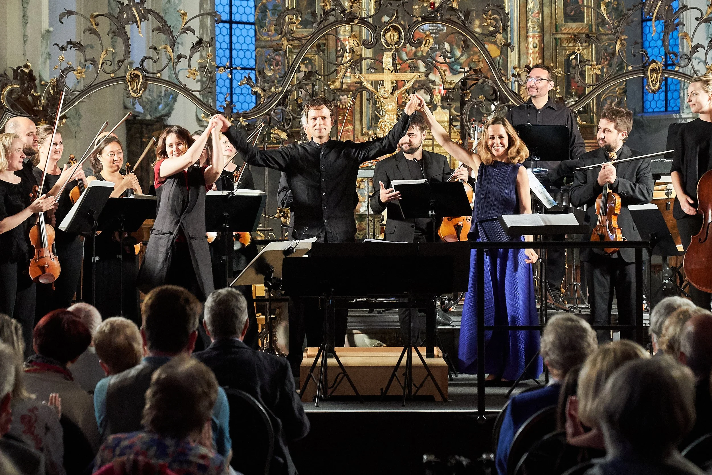 20190608_Stadtkirche Rhf_Camerata Bern_Francisco Coll (Ltg)_Patricia Kopatchinskaja (Vl)_Sol Gabetta (Vc) © Benno Hunziker_1.jpg