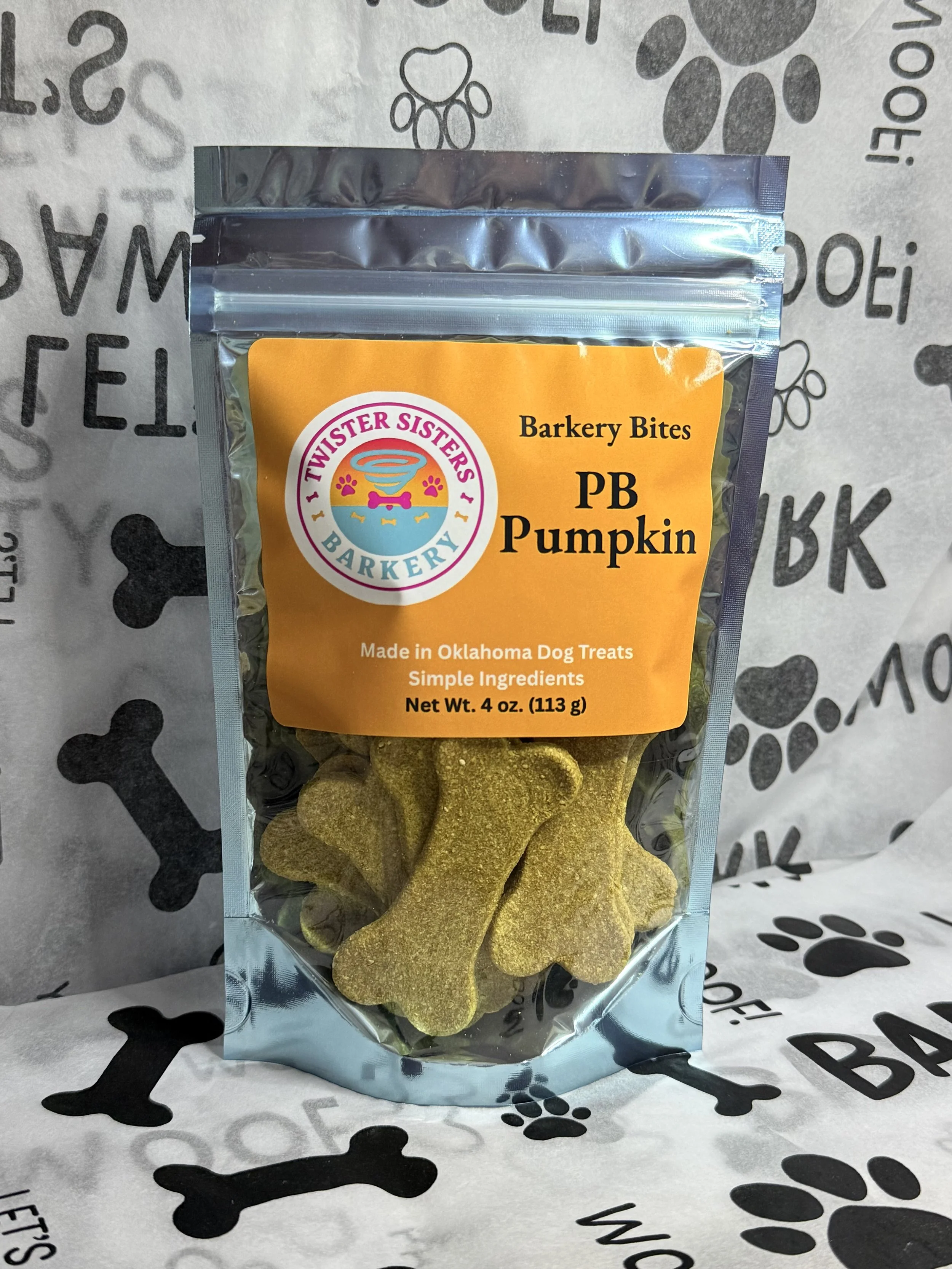 PB Pumpkin Barkery Bites Bones